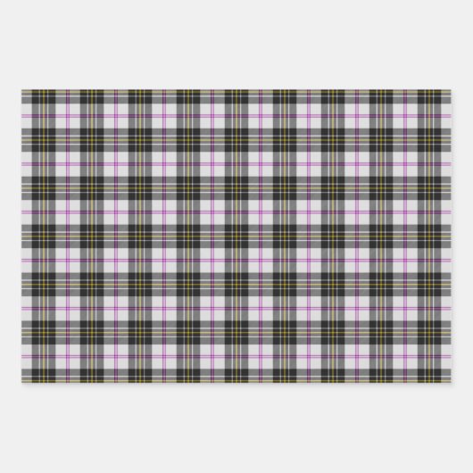 Clan MacPherson Dress Tartan Wrapping Paper Sheets Geschenkpapier Set (Vorderseite)