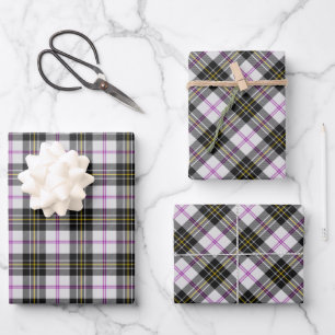 Clan MacPherson Dress Tartan Wrapping Paper Sheets Geschenkpapier Set