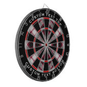 Clan MacPherson Hunting Tartan Dart Board Dartscheibe (Vorderseite Links)
