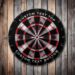 Clan MacPherson Hunting Tartan Dart Board Dartscheibe