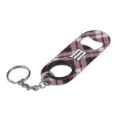 Clan MacPherson Hunting Tartan Mini Flaschenöffner (Vorderseite Schrägansicht)