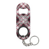 Clan MacPherson Hunting Tartan Mini Flaschenöffner (Rückseite)