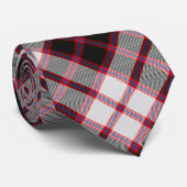 Clan MacPherson Hunting Tartan Neck Tie Krawatte (Gerollt)