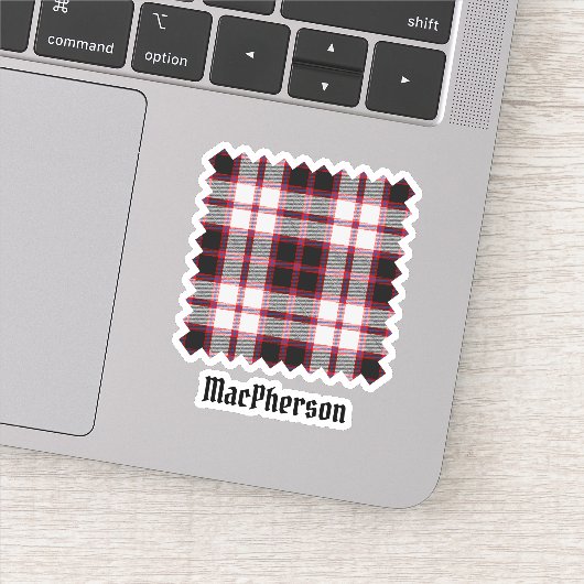 Clan MacPherson Hunting Tartan Sticker (Detail)