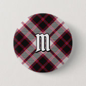 Clan MacPherson Jagd Tartan Button (Vorderseite)