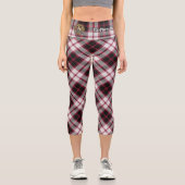 Clan MacPherson Jagd Tartan Capri Leggings (Vorderseite)