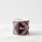 Clan MacPherson Jagd Tartan Espresso Cup Espressotasse (Vorderseite)
