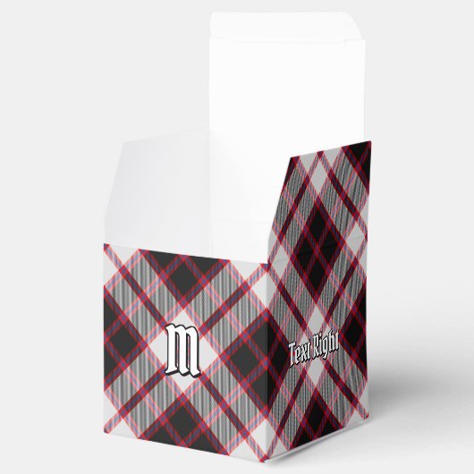 Clan MacPherson Jagd Tartan Gefallen Box Geschenkschachtel (Geöffnet)