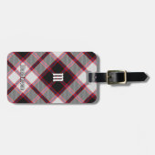 Clan MacPherson Jagd Tartan Gepäckanhänger (Vorderseite horizontal)