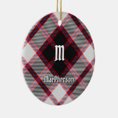 Clan MacPherson Jagd Tartan Keramik Ornament (Rechts)