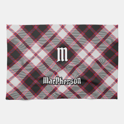 Clan MacPherson Jagd Tartan Küchen Handtuch (Horizontal)