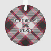 Clan MacPherson Jagd Tartan Ornament (Rückseite)