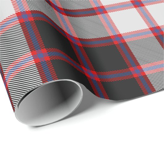Clan MacPherson Jagd Tartan Wrapping Paper Geschenkpapier (Rolleneckpunkt)