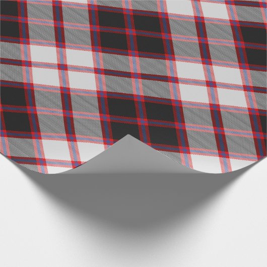 Clan MacPherson Jagd Tartan Wrapping Paper Geschenkpapier (Ecke)