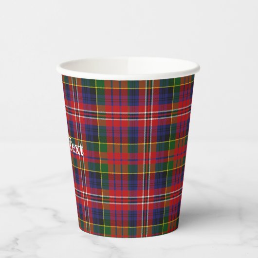 Clan MacPherson Kariert Custom Pappbecher (Links)