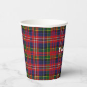 Clan MacPherson Kariert Custom Pappbecher (Rechts)