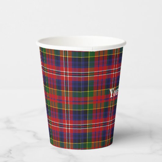 Clan MacPherson Kariert Custom Pappbecher (Rechts)