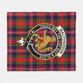 Clan MacPherson Modern Tartan Kariert Fleecedecke (Vorderseite (Horizontal))