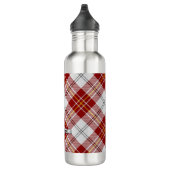 Clan MacPherson Red Dress Tartan Edelstahlflasche (Rechts)