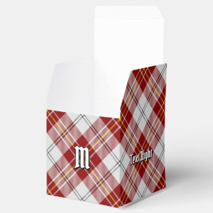 Clan MacPherson Red Dress Tartan Favor Box Geschenkschachtel
