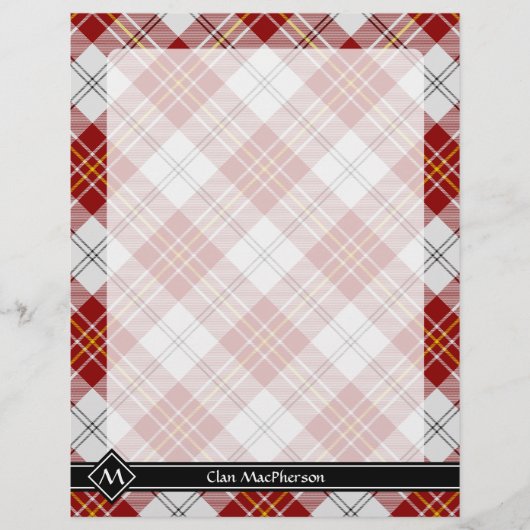 Clan MacPherson Red Dress Tartan Flyer (Vorne)