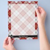 Clan MacPherson Red Dress Tartan Flyer (Hand)