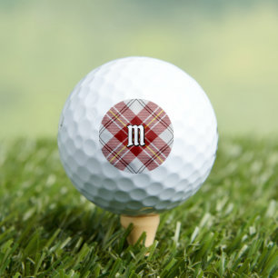 Clan MacPherson Red Dress Tartan Golf Balls Golfball