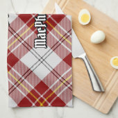 Clan MacPherson Red Dress Tartan Kitchen Handtuch (Viertel Falte)