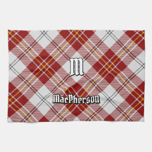 Clan MacPherson Red Dress Tartan Kitchen Handtuch