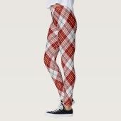 Clan MacPherson Red Dress Tartan Leggings (Links)