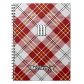 Clan MacPherson Red Dress Tartan Notebook Notizblock (Vorderseite)