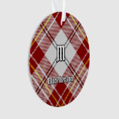 Clan MacPherson Red Dress Tartan Ornament (Vorderseite)