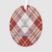 Clan MacPherson Red Dress Tartan Ornament (Vorderseite)