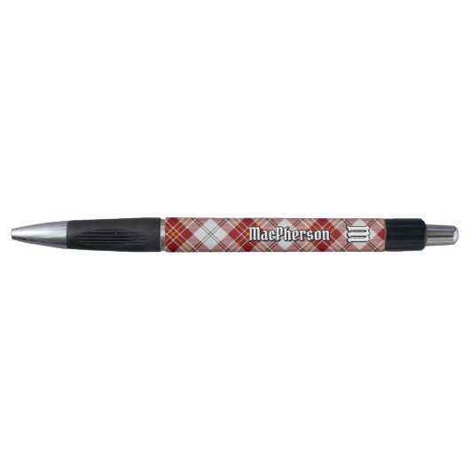 Clan MacPherson Red Dress Tartan Pen Kugelschreiber (Vorderseite)