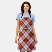 Clan MacPherson Red Dress Tartan Schürze (Getragen)