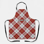 Clan MacPherson Red Dress Tartan Schürze (Vorderseite)