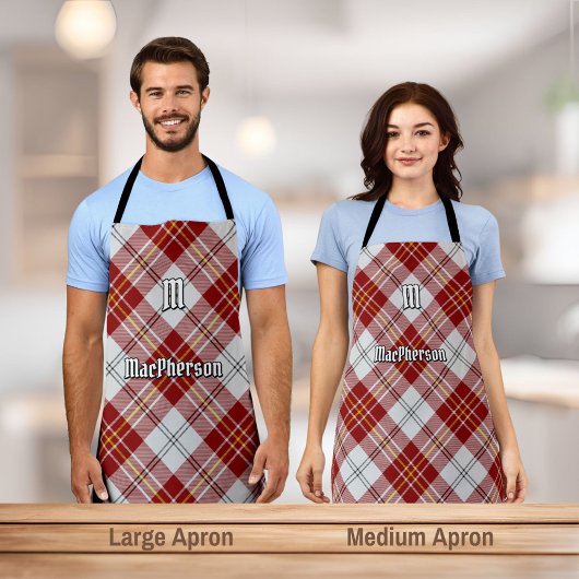 Clan MacPherson Red Dress Tartan Schürze