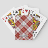 Clan MacPherson Red Dress Tartan Spielkarten (Rückseite)