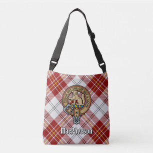 Clan MacPherson Red Dress Tartan Tragetaschen Mit Langen Trägern