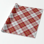 Clan MacPherson Red Dress Tartan Wrapping Paper Geschenkpapier (Ungerollt)