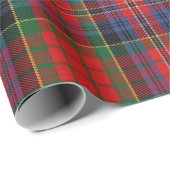 Clan MacPherson Red Scottish Tartan Geschenkpapier (Rolleneckpunkt)
