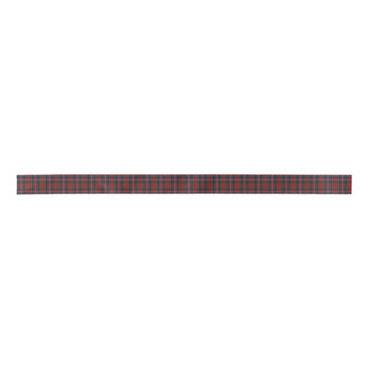 Clan MacPherson Red Tartan Satinband (Vorderseite)