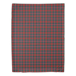 Clan MacPherson Red und Royal Blue Scottish Tartan
