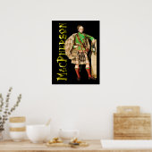 Clan MacPherson Scottish Highland Dream Poster (Küche)