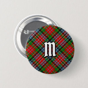Clan MacPherson Tartan Button