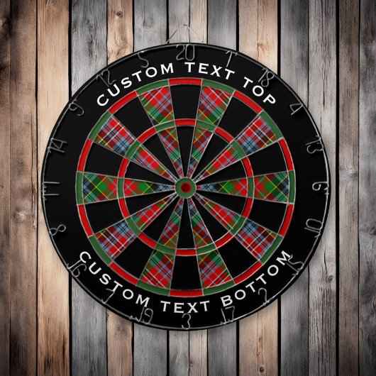 Clan MacPherson Tartan Dart Board Dartscheibe