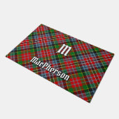 Clan MacPherson Tartan Doormat Fußmatte (Schrägansicht)