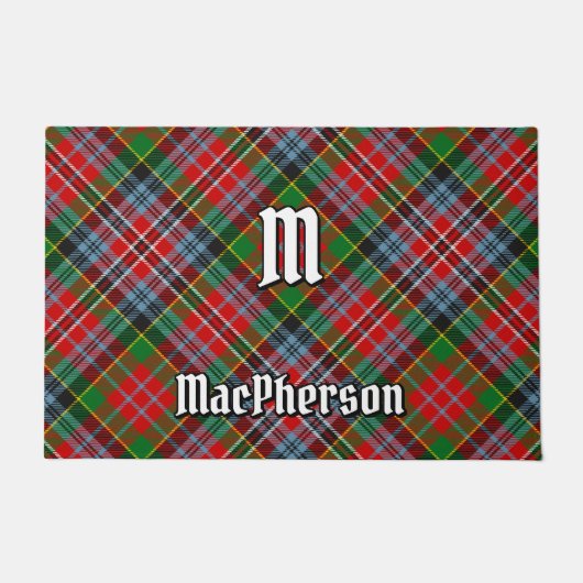 Clan MacPherson Tartan Doormat Fußmatte (Vorderseite)