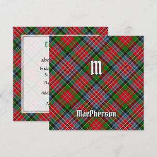 Clan MacPherson Tartan Einladung