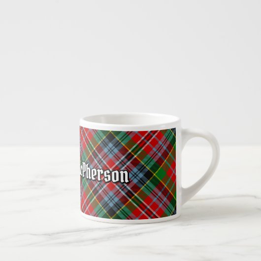 Clan MacPherson Tartan Espresso Cup Espressotasse (Rechts)